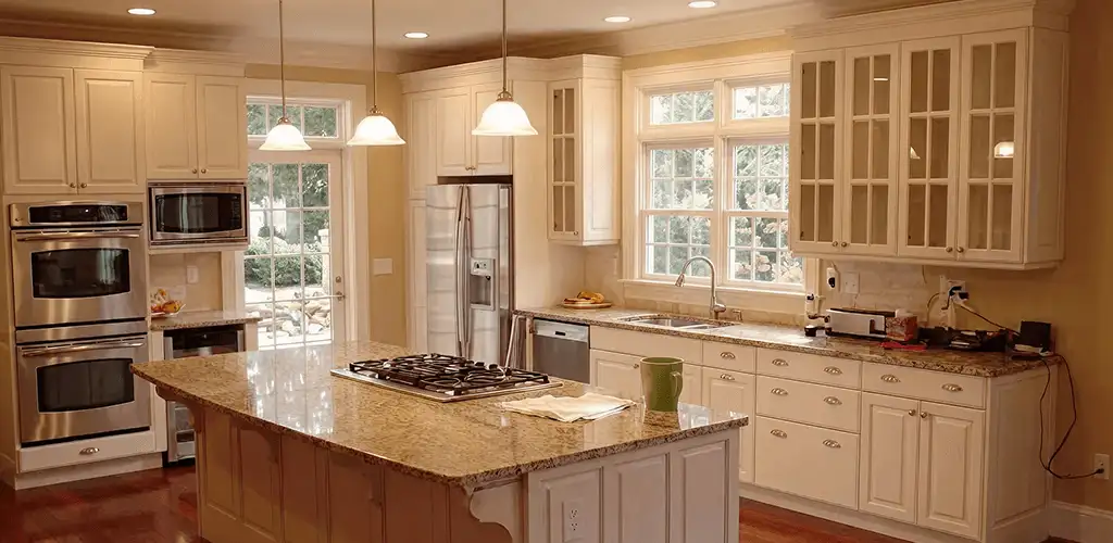 Custom cabinet door installation and kitchen upgrade in Lincoln, NE