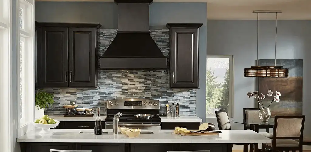 Kitchen cabinet painting and refinishing in a modern kitchen in Lincoln, NE